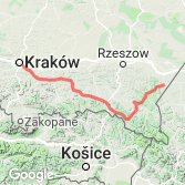 Mapa Przemyśl - Kraków